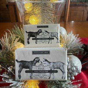 Beekman 1802 Pure Goat Milk Soap - Bundle of 2 for Christmas Gifting